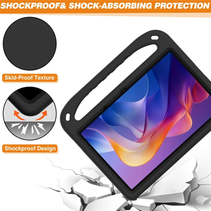 A-One Brand - Xiaomi Redmi Pad 2 Skal EVA Handgrepp Kickstand - Svart