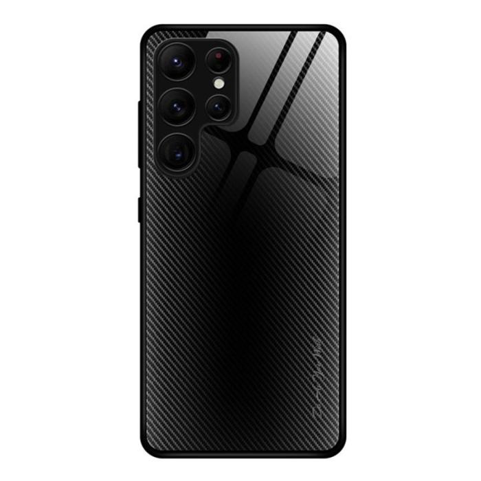 OEM - Mobilskal för Samsung Galaxy S26 Ultra Kolfiber + TPU - Svart