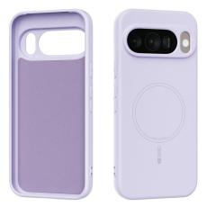 ABEEL - ABEEL Mobilskal till Google Pixel 10 Pro MagSafe Lila Liquid Silicone