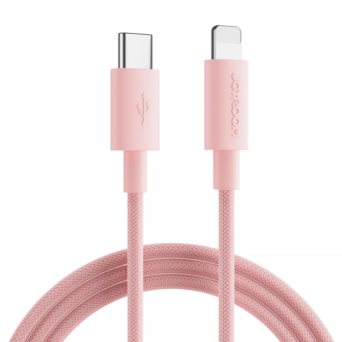 Joyroom - Joyroom USB-C till Lightning kabel 2m 20W - Rosa