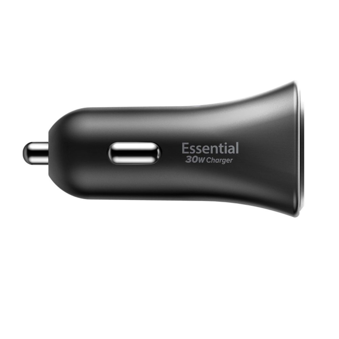 Spigen - Spigen Billaddare Essential EV301 1-Port 30W - Svart
