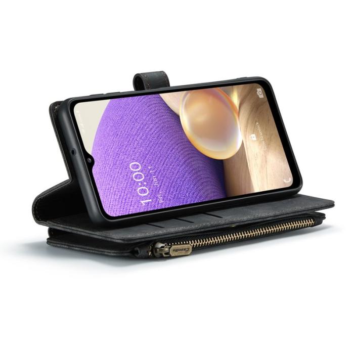 Caseme - CASEME Konstläder Plånboksfodral för Samsung Galaxy A32/M32 5G - Svart