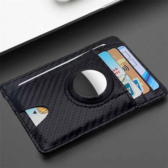 OEM - Airtag Korthållare Carbon Fiber RFID - Svart