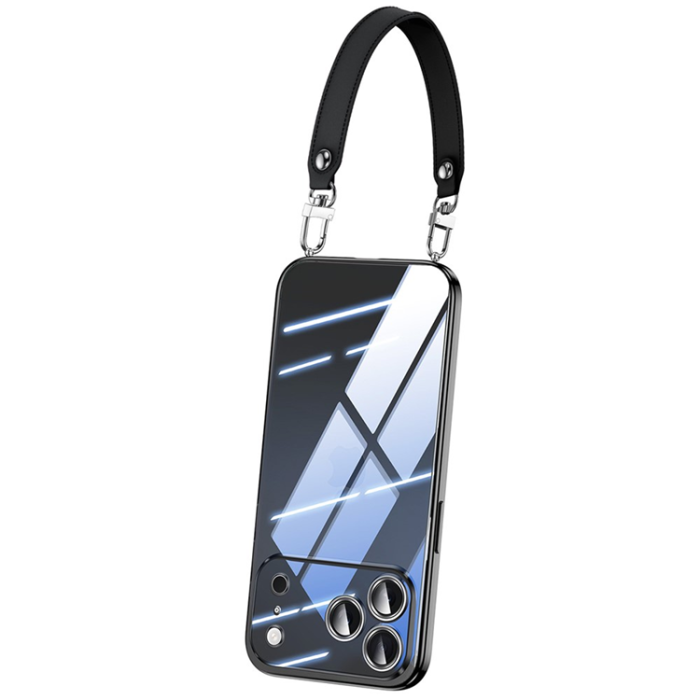 SULADA - SULADA iPhone 17 Pro Mobilskal Ultra Clear Electroplating - Svart