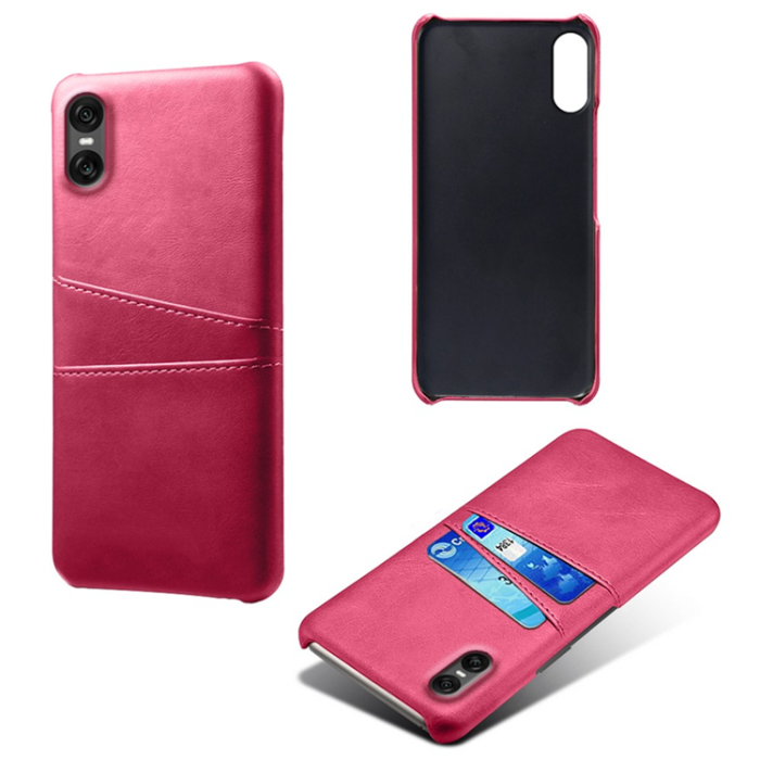 A-One Brand - Sony Xperia 10 VII Mobilskal med Dual Kortfack - Rosa