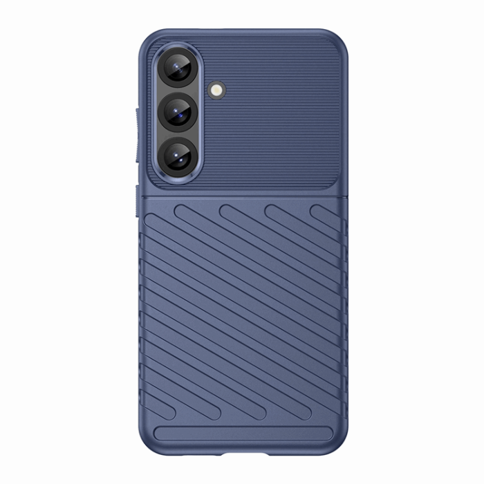 OEM - Galaxy S25 Mobilskal Thunder Armored - Blå