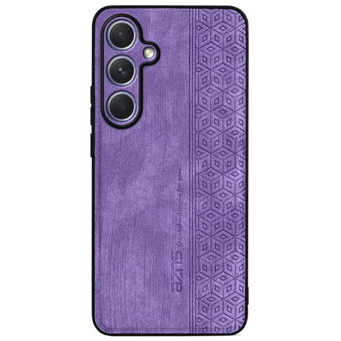 AZNS - AZNS Samsung Galaxy A56 5G Fodral KonstLäder - Lila