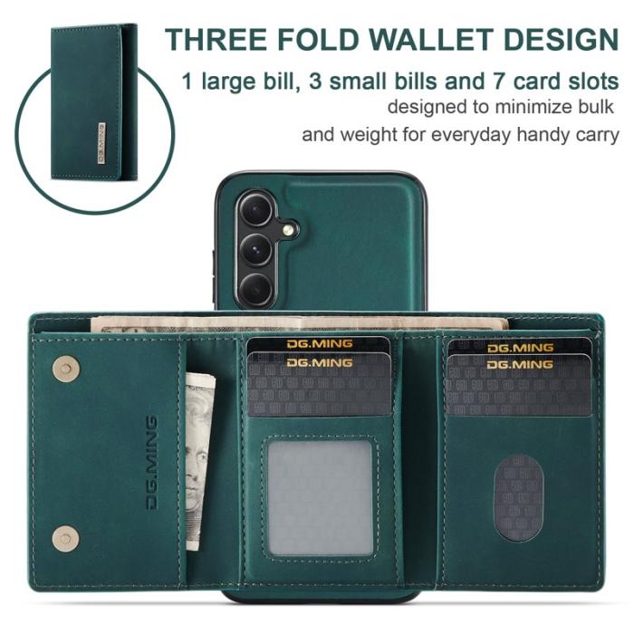 DG.MING - DG.MING M1 Series Mobilskal till Samsung Galaxy A56 5G Kickstand Grön