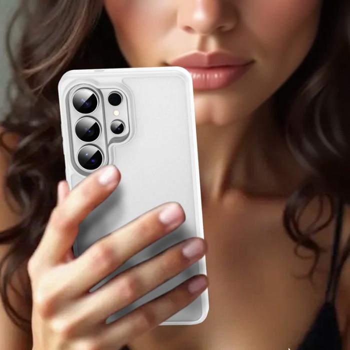 OEM - Mobilskal till Samsung Galaxy S26 Ultra TPU Plast Skydd - Matt Vit