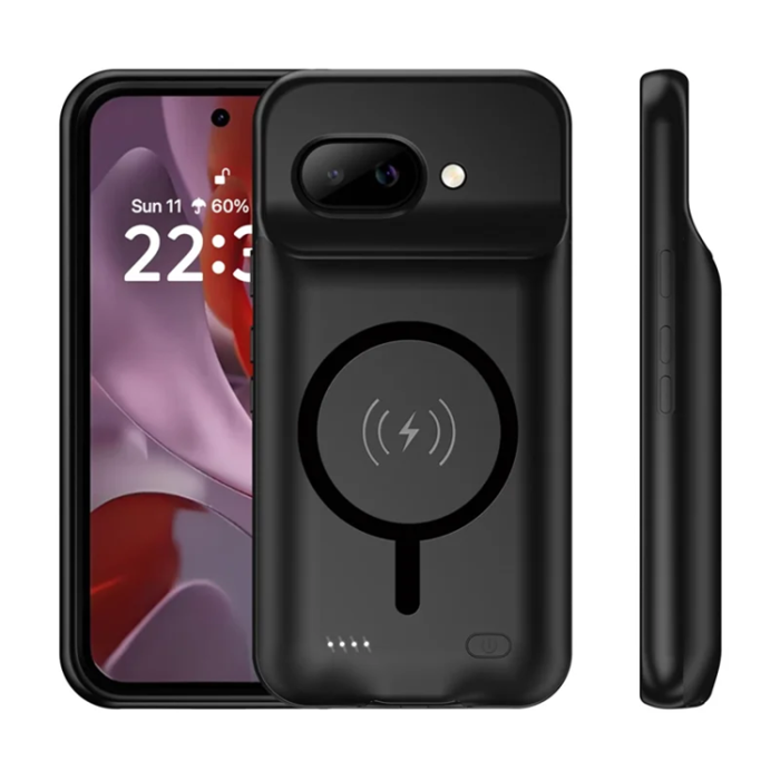 A-One Brand - Google Pixel 9a Batteriskal Magsafe 6000mAh B49 - Svart