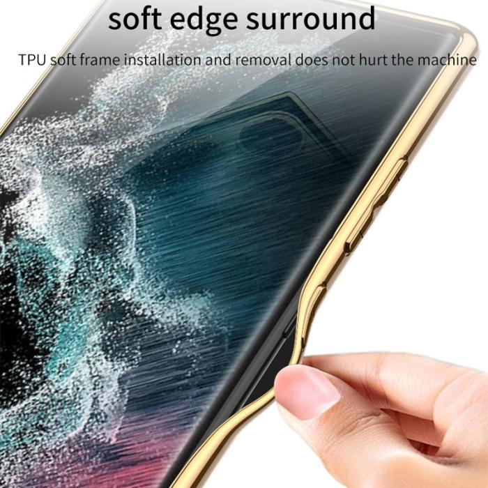 GKK - GKK för Samsung Galaxy S24 Ultra Fodral - KonstLäder - Svart