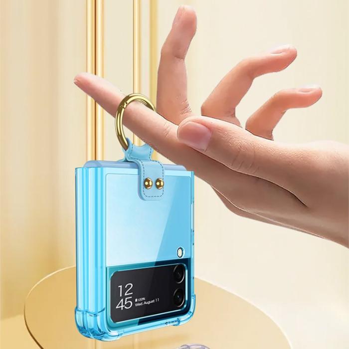 GKK - GKK för Samsung Galaxy Z Flip4 5G Fodral TPU - Transparent
