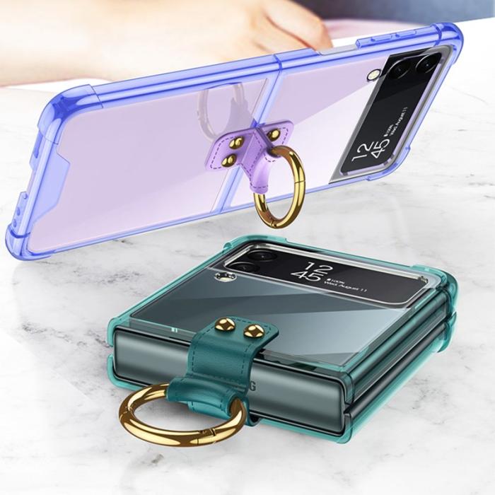 GKK - GKK för Samsung Galaxy Z Flip4 5G Fodral TPU - Transparent