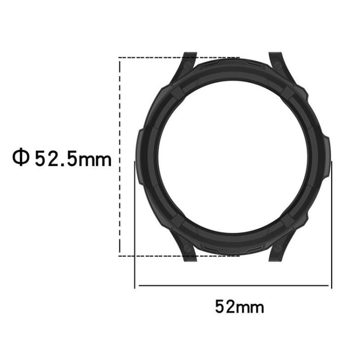 OEM - Galaxy Watch 6 Classic (43mm) Skal TPU med Bezel Ring - Vit