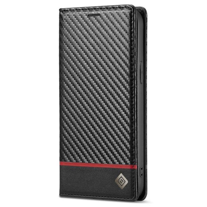 LC.imeeke - LC.IMEEKE iPhone 14 Plus Plånboksfodral i Konstläder - Horisontell Rand