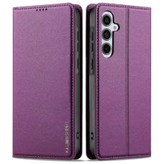 LC.imeeke - LC.IMEEKE L1 Series Samsung Galaxy A36 Pl&aring;nboksfodral Konstl&auml;der - Lila