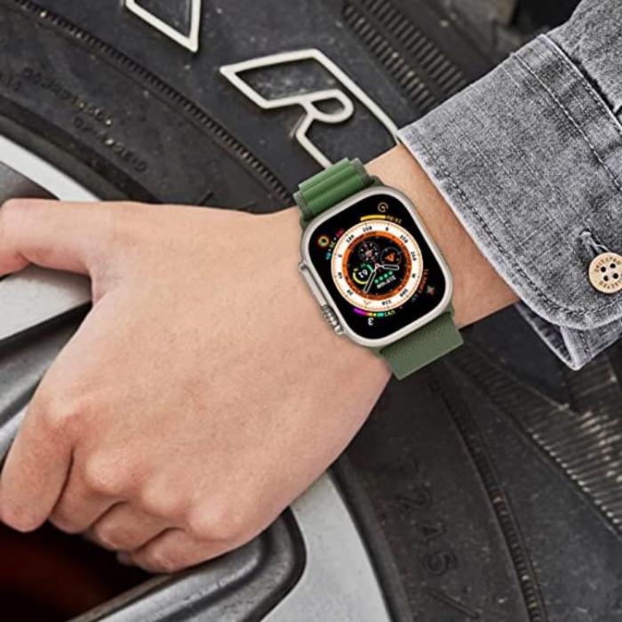 A-One Brand - Apple Watch Ultra/SE/8/7/6/5/4 Band (49/45/44mm) Loop - Grön