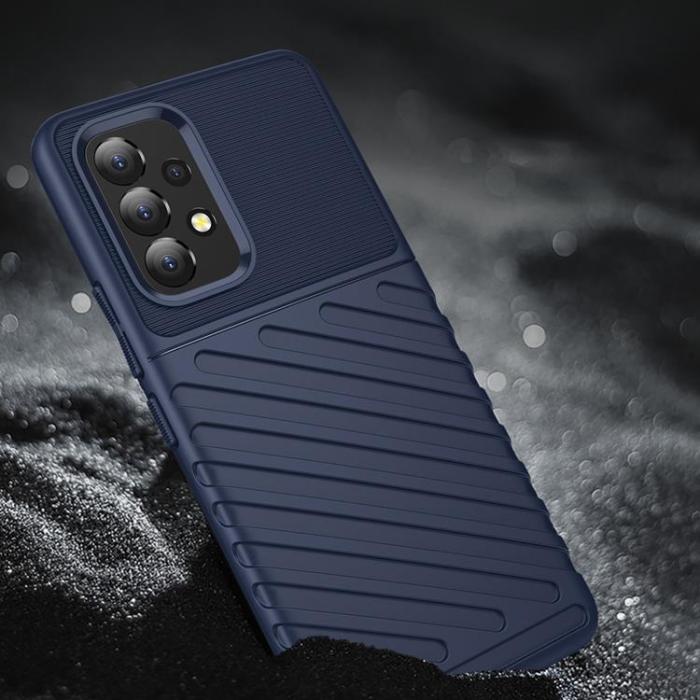 OEM - Thunder Flexible Armored Skal Galaxy A53 5G - Blå