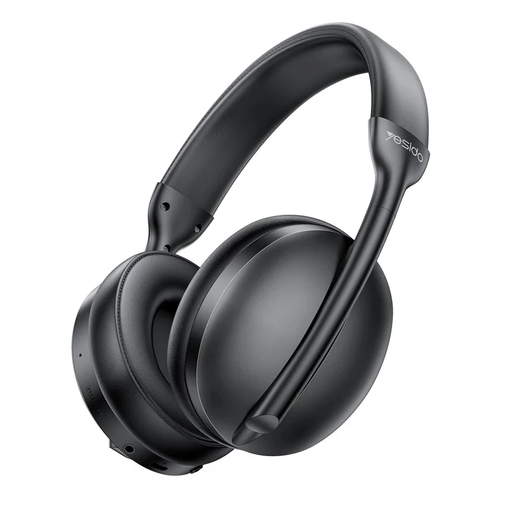 YESIDO Trådlösa Hörlurar Bluetooth Over-Ear EP08 - Svart | 505771 | AlltMobil