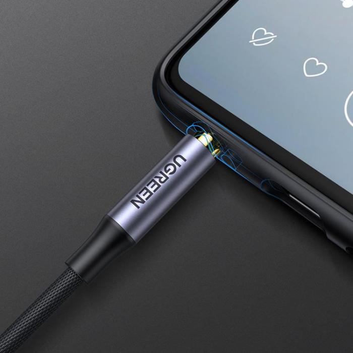 Ugreen - Ugreen AUX minijack 3.5 mm Kabel (hane) 3 m - Svart