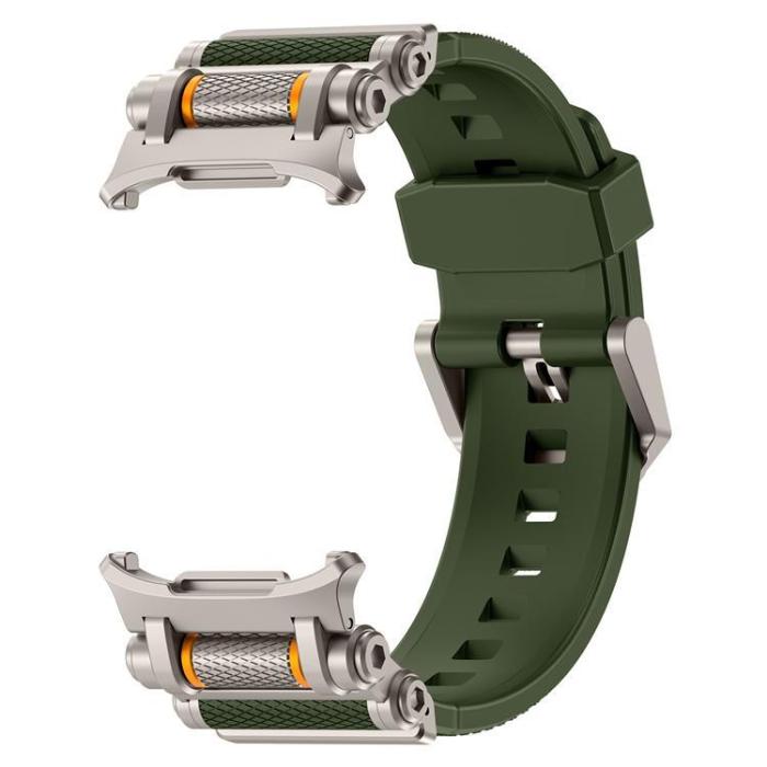 Boom of Sweden - Galaxy Watch Ultra (47mm) Armband Rotation Axis Silikon - Grön