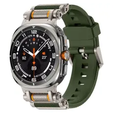 Boom of Sweden - Galaxy Watch Ultra (47mm) Armband Rotation Axis Silikon - Grön