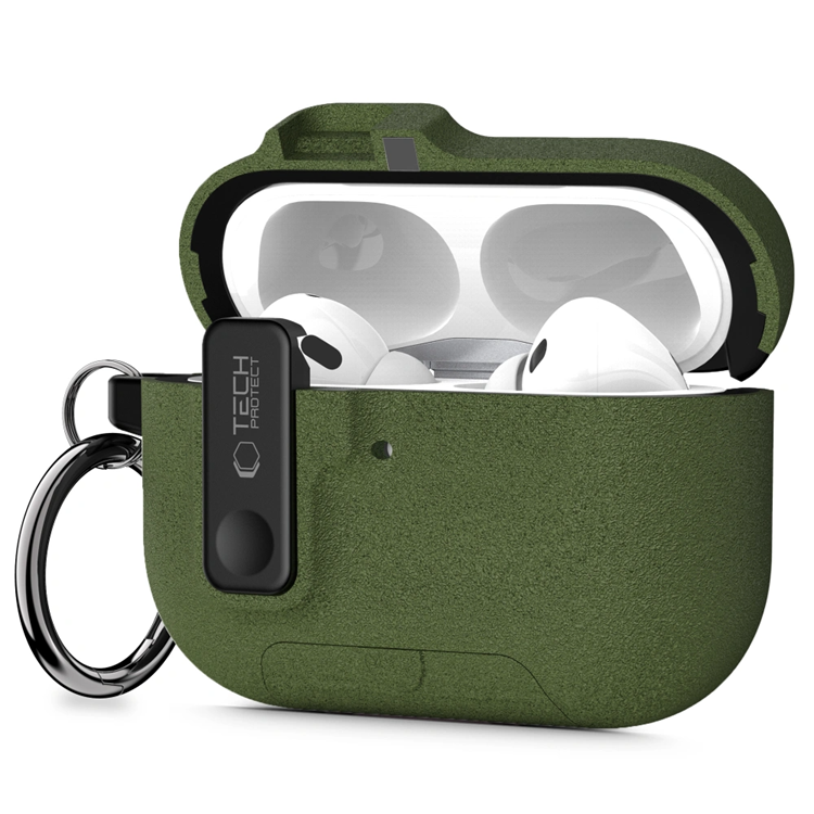 Tech-Protect Apple Airpods Pro 3 Skal Slim Hook - Olive Grön | 2353 | AlltMobil