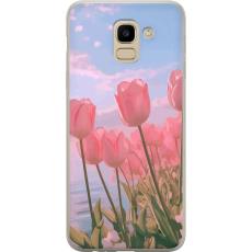 iSecrets - Mobilskal till Samsung Galaxy J6 med Rosa Tulpaner