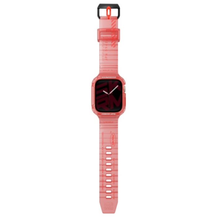 Skinarma - Skinarma Apple Watch (44/45mm) Armband Saido - Röd