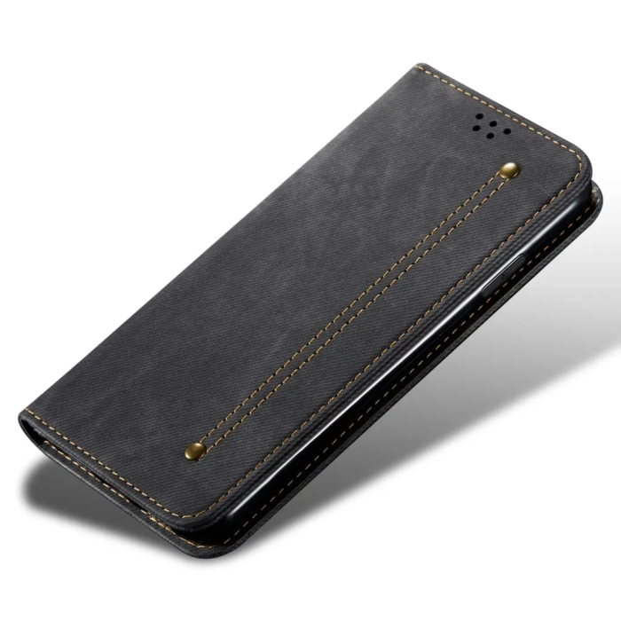 Taltech - Google Pixel 7A Plånboksfodral Texturerat - Svart