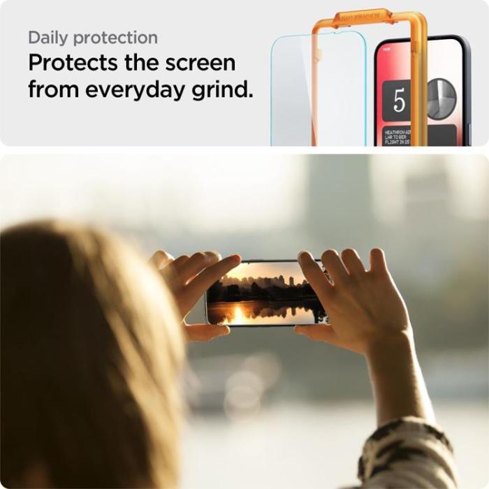 Spigen - [2-Pack] Spigen Galaxy A35 5G Härdat Glas Skärmskydd ALM Glas.Tr