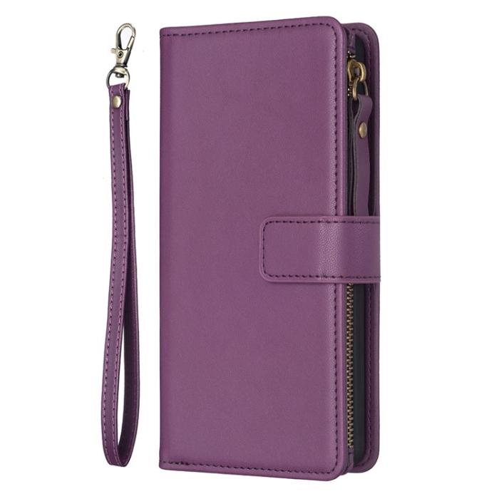 OEM - iPhone 15 Plånboksfodral Zipper Flip - Lavender