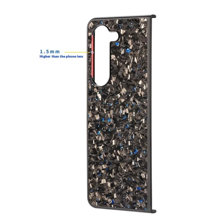 A-One Brand - Galaxy Z Fold 6 5G Mobilskal Aramid Fiber Forged Texture - Lila