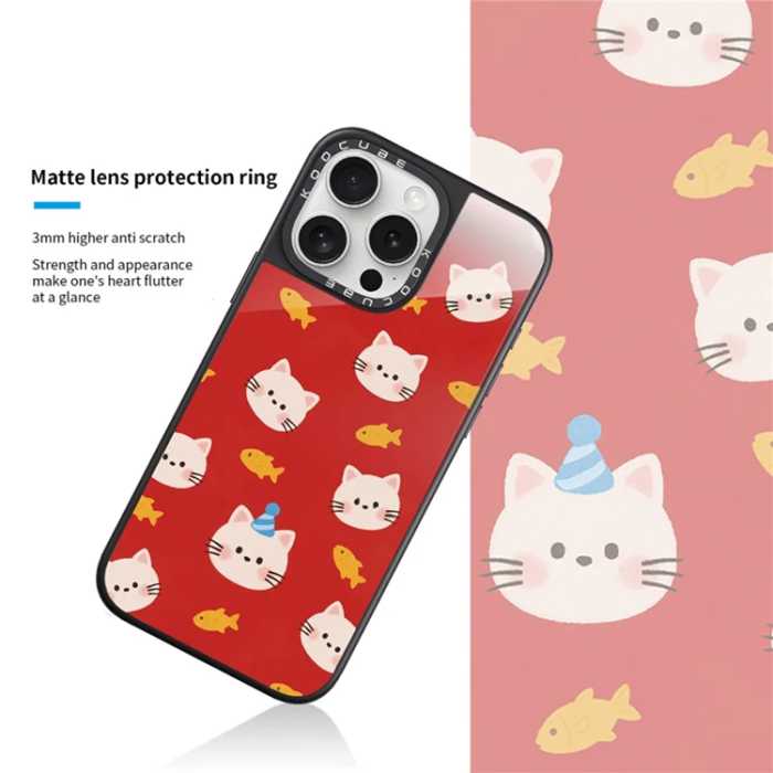 A-One Brand - iPhone 15 Pro Max Mobilskal MagSafe Aluminium Silikon