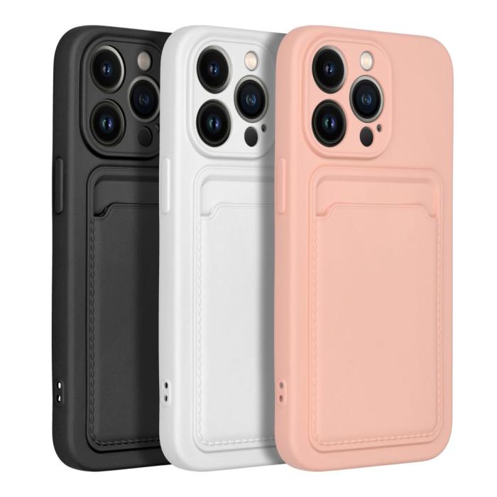 Forcell - iPhone 11 Skal Forcell Korthållare Mjukplast Vit