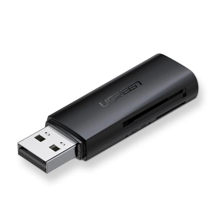 Ugreen - Ugreen kortläsare USB 3.0 SD/TF - Svart