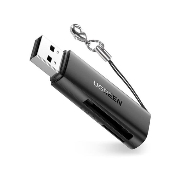Ugreen - Ugreen kortläsare USB 3.0 SD/TF - Svart