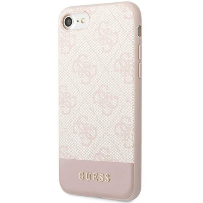 Guess - Guess iPhone 7/8/SE (2020/2022) Mobilskal Stripe - Rosa