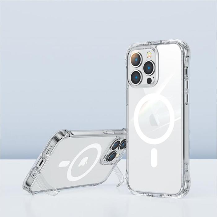 Joyroom - Joyroom iPhone 14 Plus Skal Magsafe Defender Armored - Clear