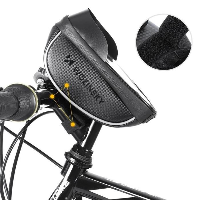 Wozinsky - Wozinsky Cykel Styrväska Touch Screen Telefonhållare 1L