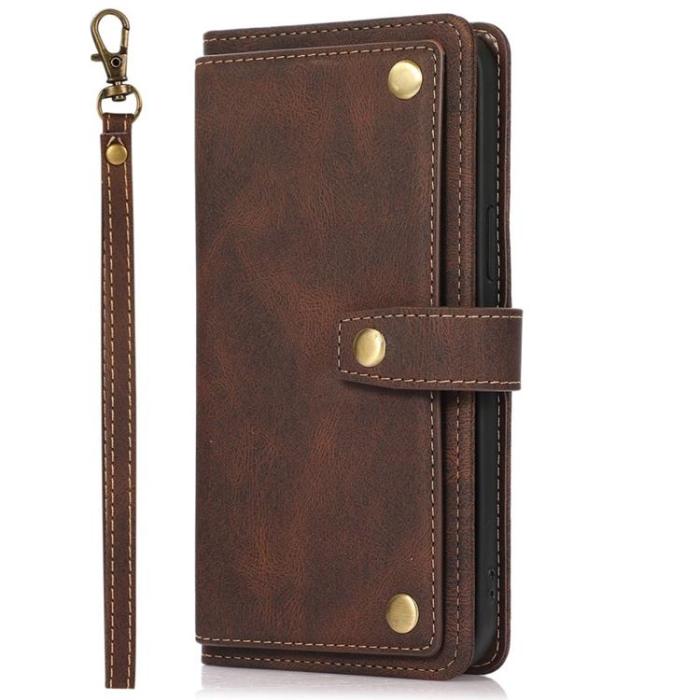 OEM - iPhone 14 Pro Plånboksfodral Flip - Coffee