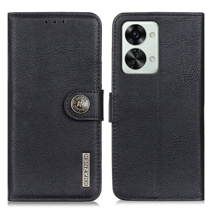 KHAZNEH - KHAZNEH OnePlus Nord 2T 5G Plånboksfodral Shockproof - Svart