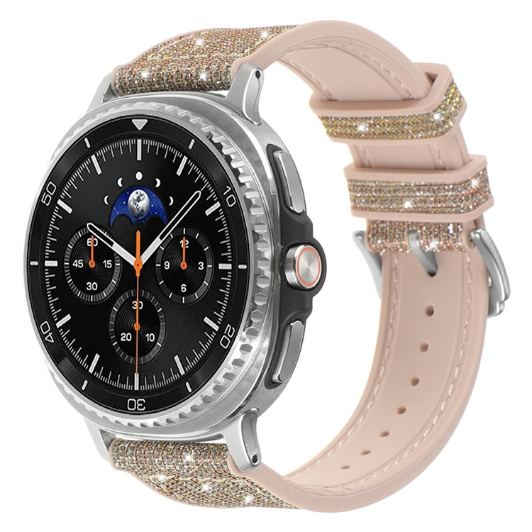 Galaxy Watch 8 (44/40 mm)/8 Classic (46mm) Armband Glitter Decor (Roséguld) | 2353 | AlltMobil
