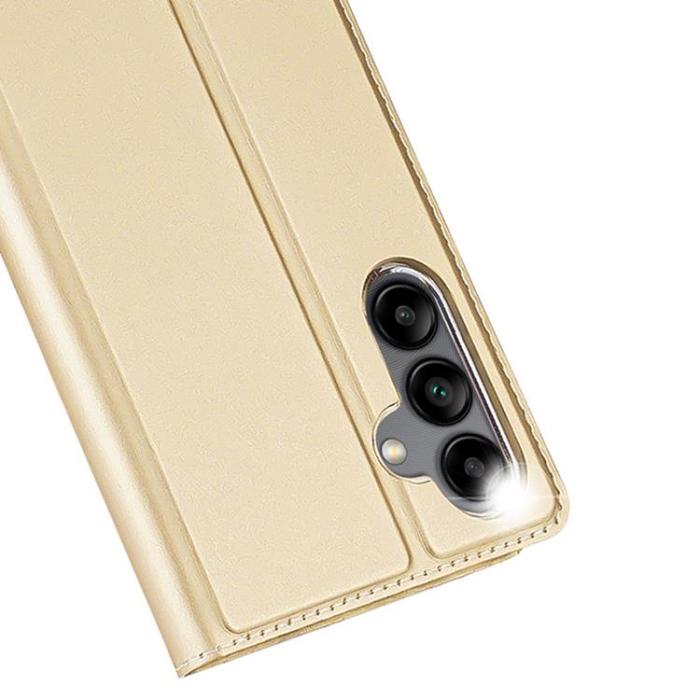Dux Ducis - Dux Ducis Galaxy A34 5G Plånboksfodral SkinPro - Guld
