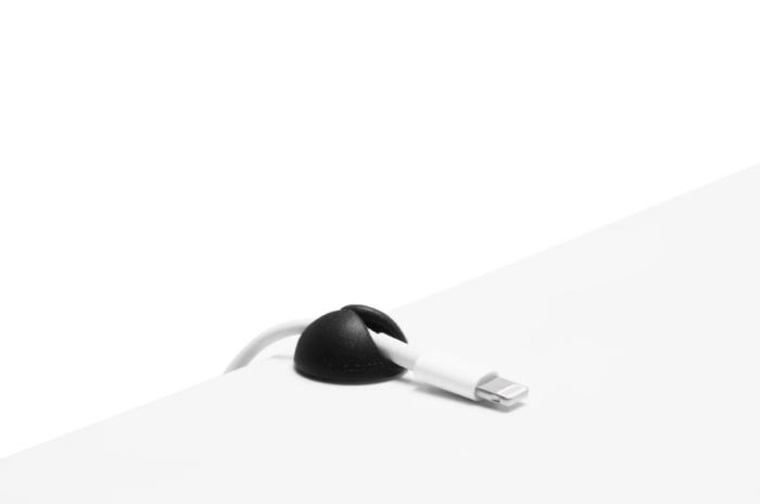 UTGATT1 - Bluelounge CableDrop Mini, Självhäftande hållare för sladdar, 9-pack - Svart