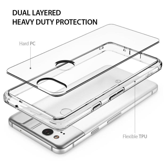 UTGATT5 - Ringke Fusion Skal till Google Pixel 2 - Clear