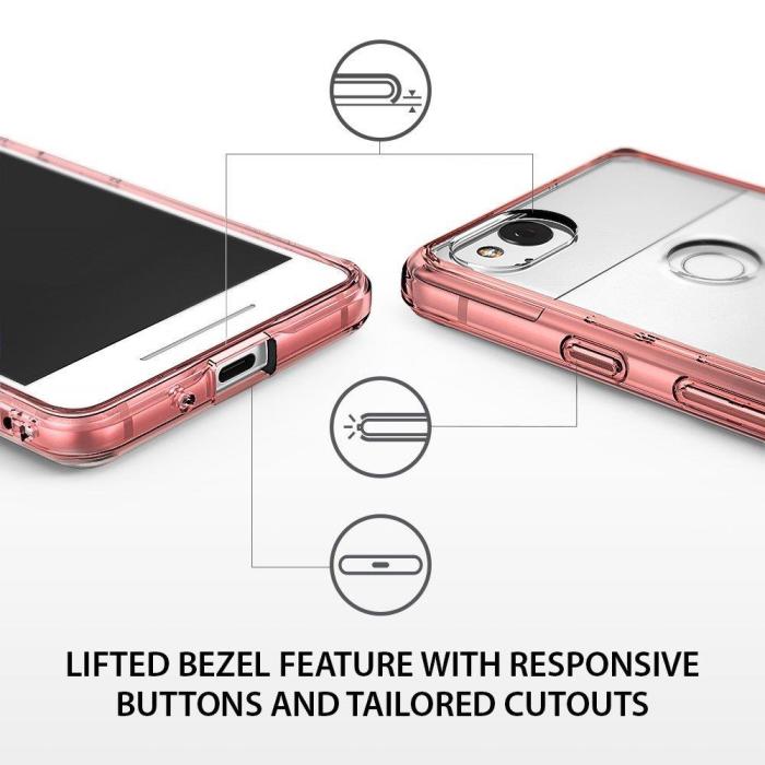 UTGATT5 - Ringke Fusion Skal till Google Pixel 2 - Rose Gold