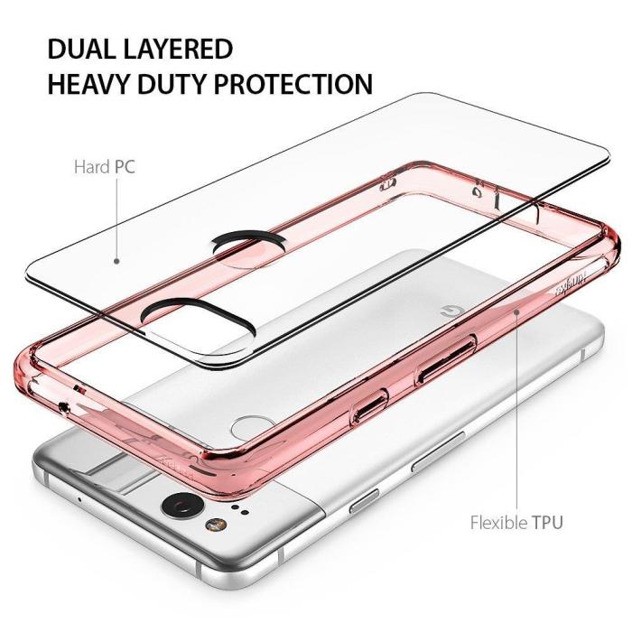 UTGATT5 - Ringke Fusion Skal till Google Pixel 2 - Rose Gold