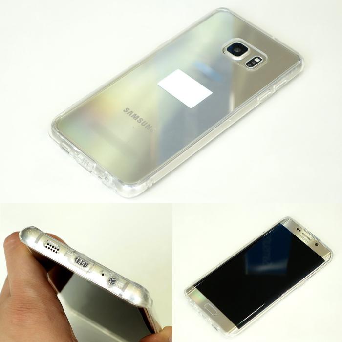 Rearth - Ringke Fusion Shock Absorption Skal till Samsung Galaxy S6 Edge Plus - Grå