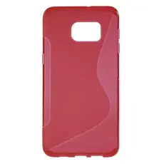 OEM - Flexicase Skal till Samsung Galaxy S6 Edge Plus - Röd